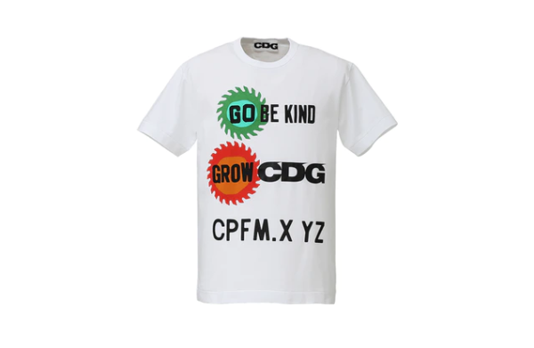 Cactus Plant Flea Market x CDG Go Be Kind T-shirt
